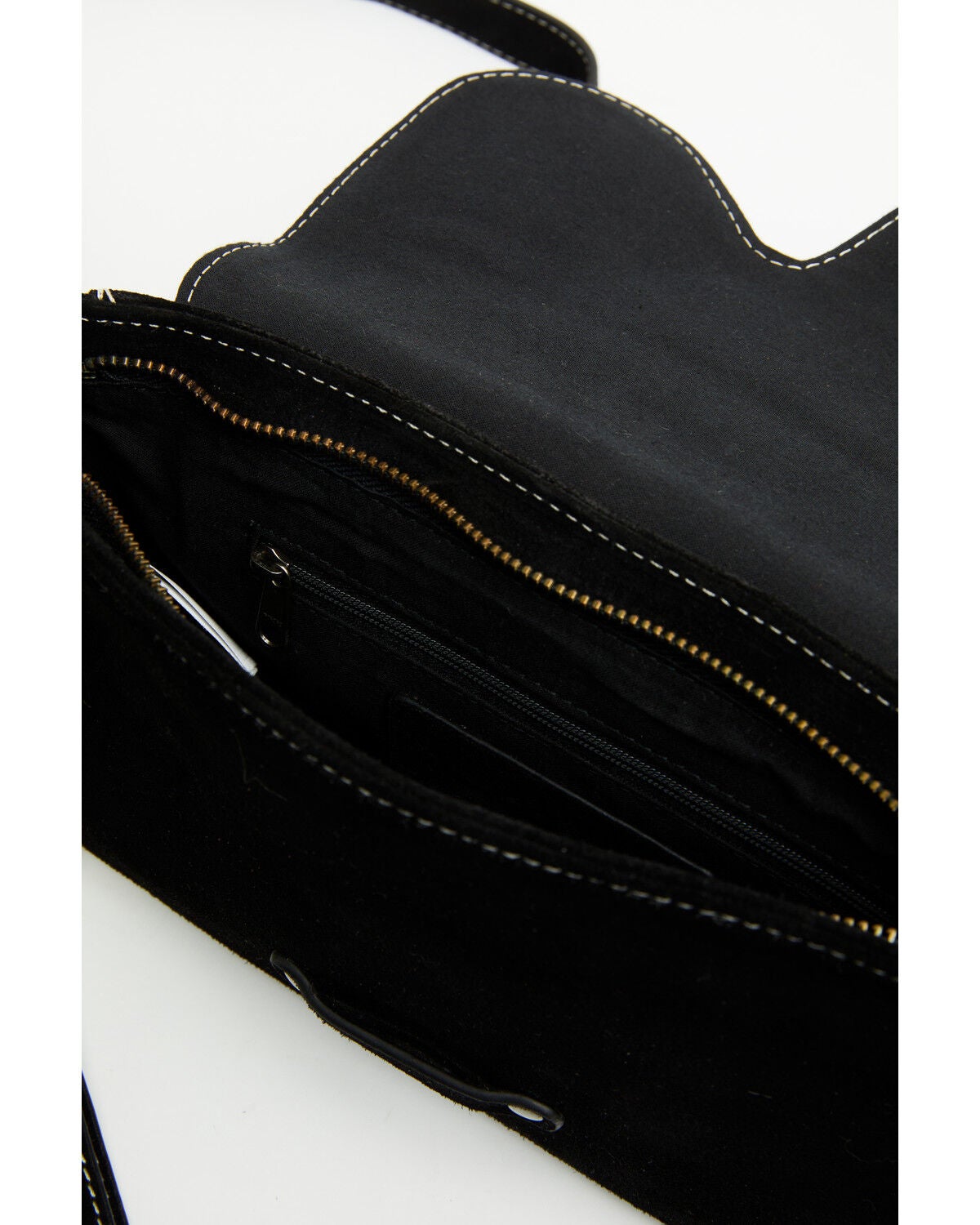 Image #4 - Idyllwind Women's Louanne Suede Western Crossbody Bag, Black, hi-res