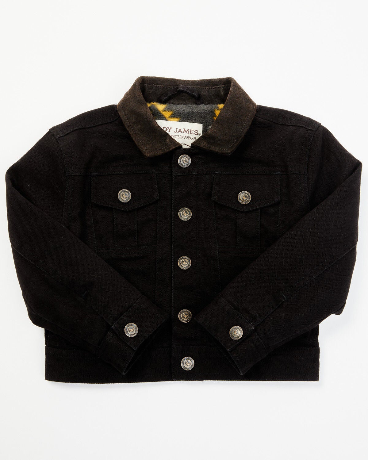 Cody James Toddler Boys' Memphis Solid Rancher Jacket, Black, hi-res