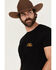 Image #3 - Rodeo Time Men's You Ain't No Cowboy Short Sleeve Graphic T-Shirt, Black, hi-res