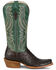 Image #2 - Tony Lama Women's Zaire Exotic Full Quill Ostrich Western Boots - Square Toe, Chocolate, hi-res