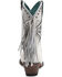 Image #4 - Corral Women's Fringe Inlay Ankle Western Boots - Pointed Toe, White, hi-res