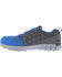 Reebok Women's Sublite Cushion Athletic Work Oxfords - Alloy Toe, Blue, hi-res
