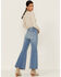Image #3 - Free People Women's Youthquake High Rise Crop Flare Jeans, , hi-res
