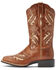 Image #2 - Ariat Women's Round Up Bliss Underlay Performance Western Boots - Broad Square Toe , , hi-res
