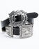 Image #4 - Shyanne Women's Concho Belt, Black, hi-res