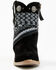 Image #4 - Dingo Women's Suede Bandida Western Booties - Round Toe, Black, hi-res