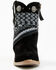 Image #4 - Dingo Women's Suede Bandida Western Booties - Medium Toe , Black, hi-res