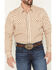 Image #3 - Gibson Trading Co Men's Sand Trap Striped Long Sleeve Snap Western Shirt, Tan, hi-res