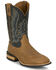 Image #1 - Justin Men's Outlaw Rustle Performance Western Boots - Broad Square Toe, Black, hi-res