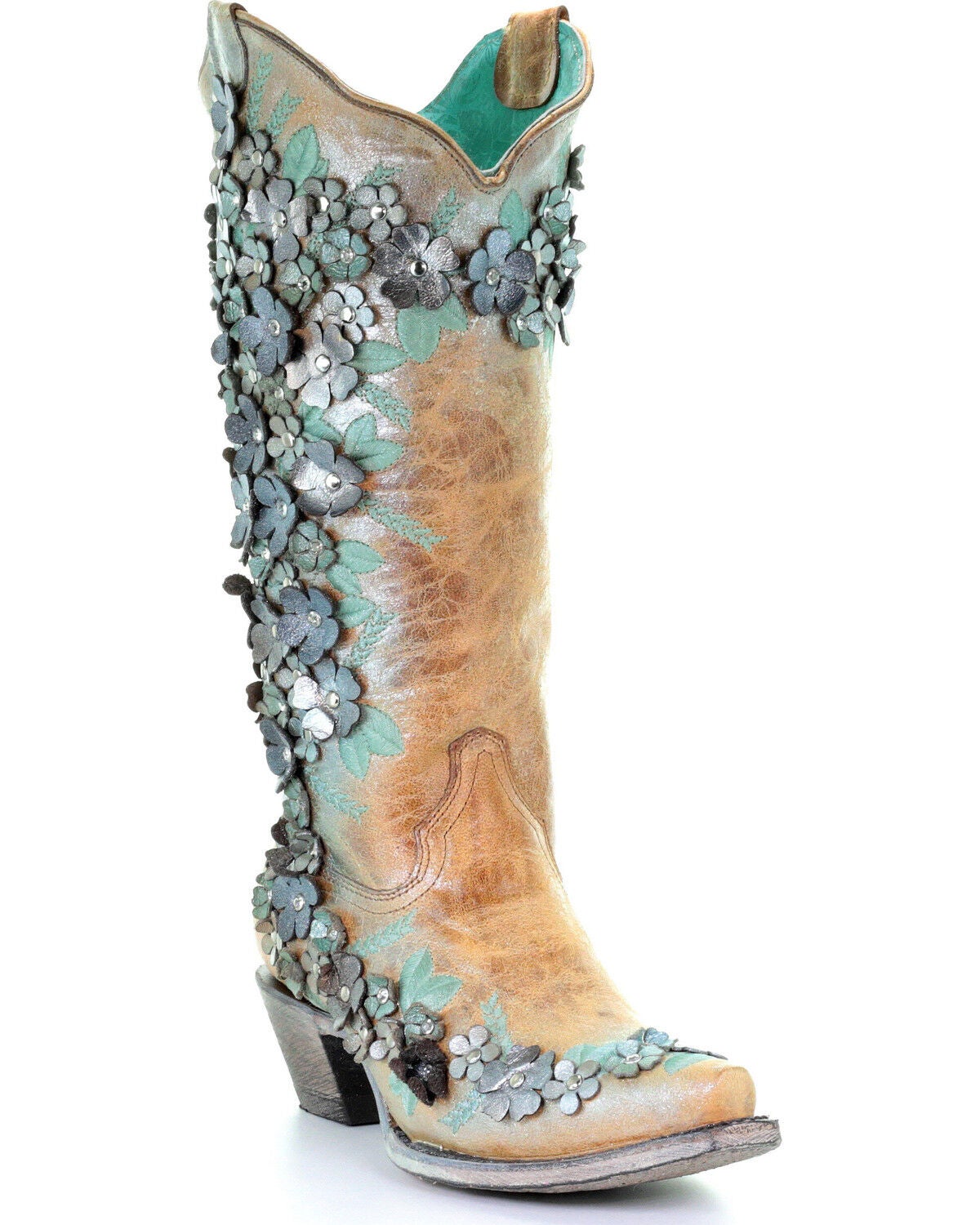 corral floral overlay boots