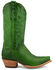 Image #2 - Black Star Women's Paradise Western Boot - Snip Toe, Green, hi-res