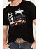 Image #3 - RANK 45® Men's Alban Western Horse Short Sleeve Graphic T-Shirt, Black, hi-res