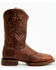 Image #4 - Dan Post Men's Embroidered Western Performance Boots - Broad Square Toe , Medium Brown, hi-res
