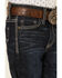 Cody James Boys' Night Hawk Medium Wash Mid Rise Stretch Relaxed Bootcut Jeans, Blue, hi-res