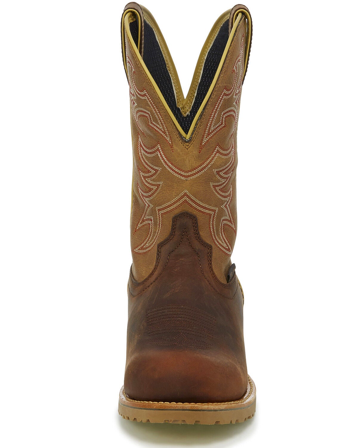 justin cowboy work boots