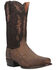 Image #1 - Dan Post Men's Stalker Exotic Caiman Western Boot - Square Toe, Taupe, hi-res