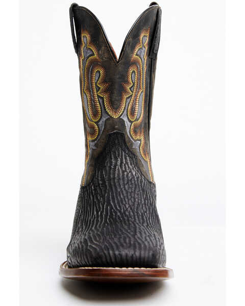 Image #4 - Dan Post Men's Exotic Shark Western Boots - Broad Square Toe, , hi-res