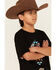 Image #2 - Cody James Boys' Southwest Rider Short Sleeve Graphic T-Shirt, Black, hi-res