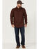 Image #2 - Cody James Men's FR Tartan Plaid Print Long Sleeve Snap Work Shirt, Brown, hi-res