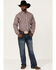 Image #2 - Cinch Men's Plaid Long Sleeve Button Down Western Shirt , Purple, hi-res