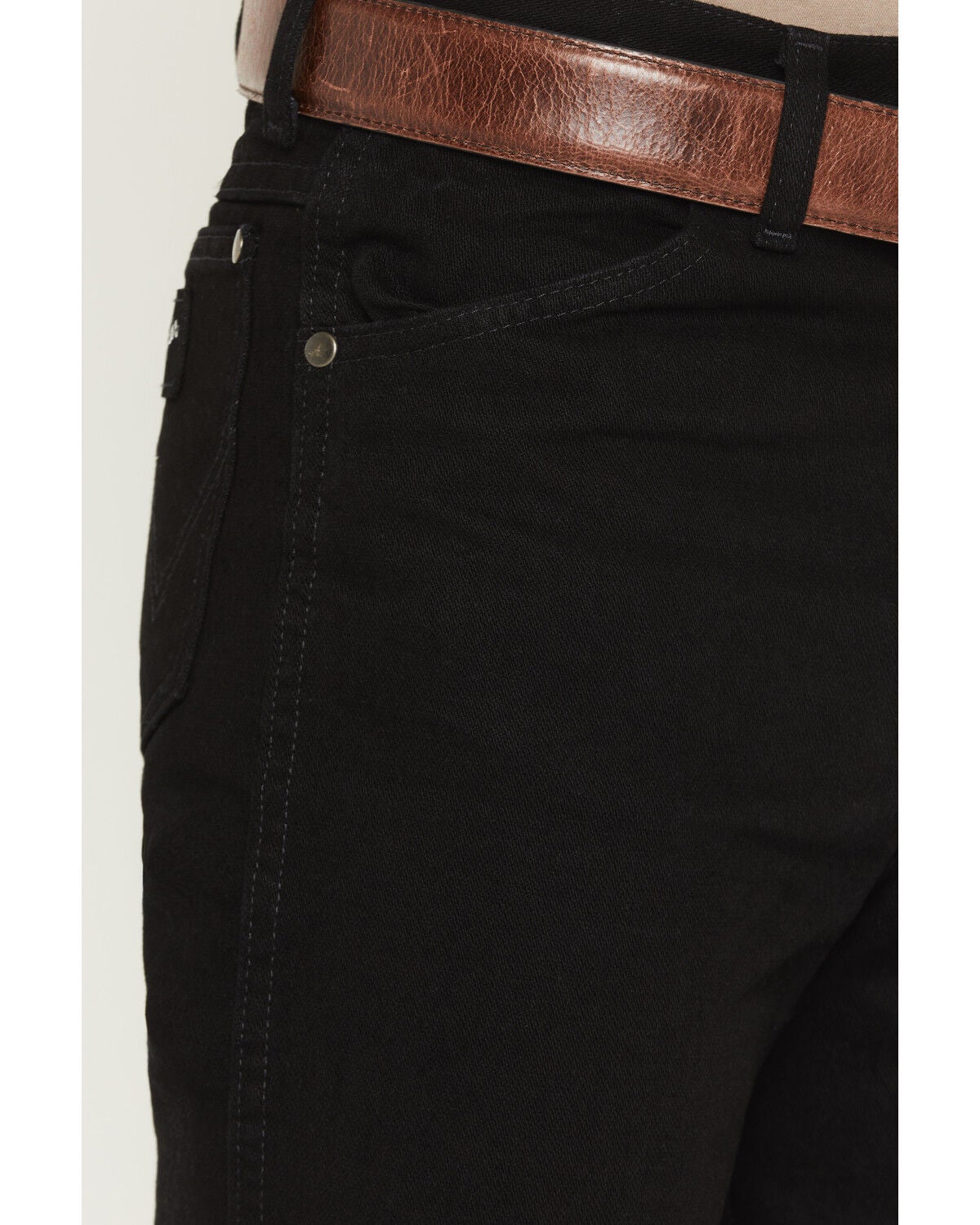 Image #2 - Wrangler Men's 933 Silver Edition Slim Fit Jeans, Black Denim, hi-res