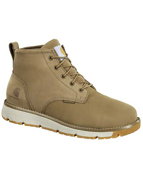 Image #1 - Carhartt Men's Millbrook 5" Waterproof Work Boots - Soft Toe, Tan, hi-res