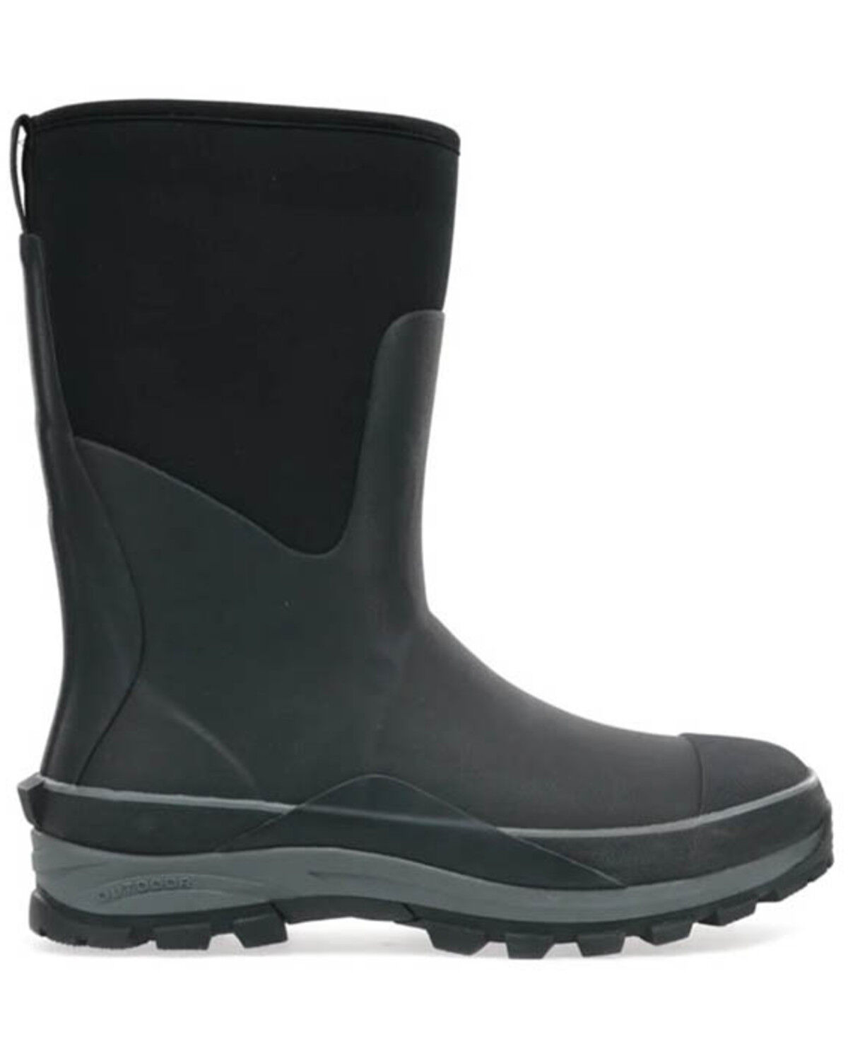 Image #2 - Frontier Men's Neoprene Mid Cold Weather Waterproof Boots - Round Toe, Black, hi-res