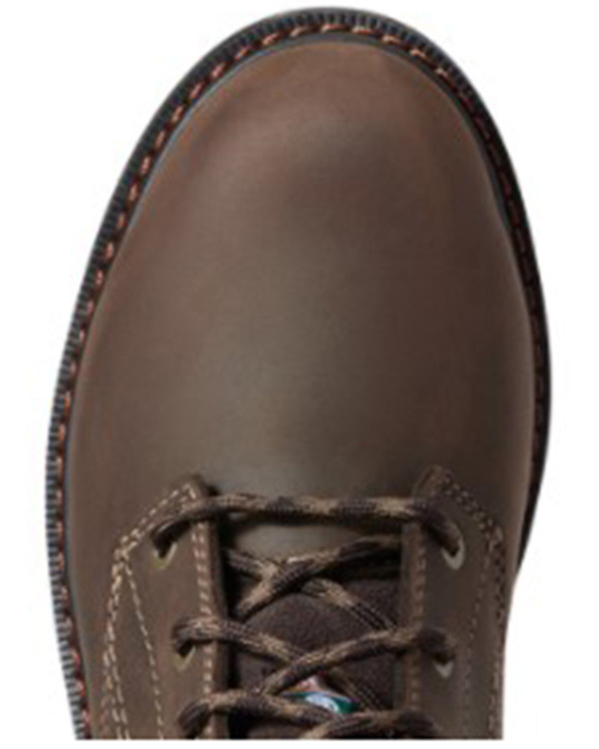 Image #4 - Ariat Women's Dark Brown Riveter 8" H20 400G CSA Glacier Grip Work Boot - Round Toe, , hi-res