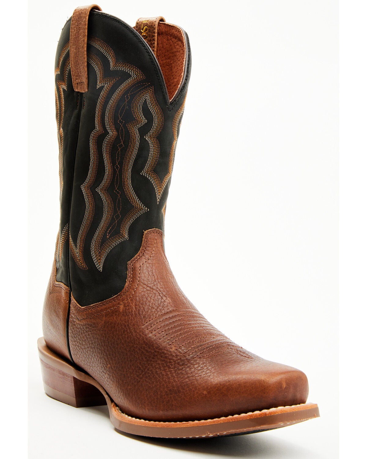 Dan Post Men's Creed Performance Western Boots - Square Boots, Black, hi-res