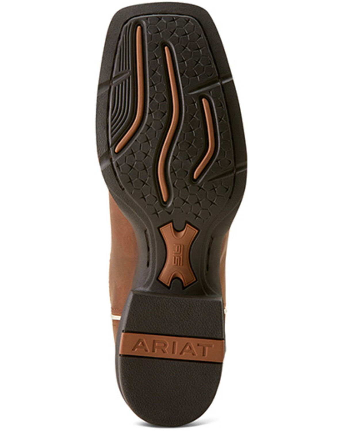 Image #5 - Ariat Women's Round Up Ryder Western Boots - Broad Square Toe, Brown, hi-res