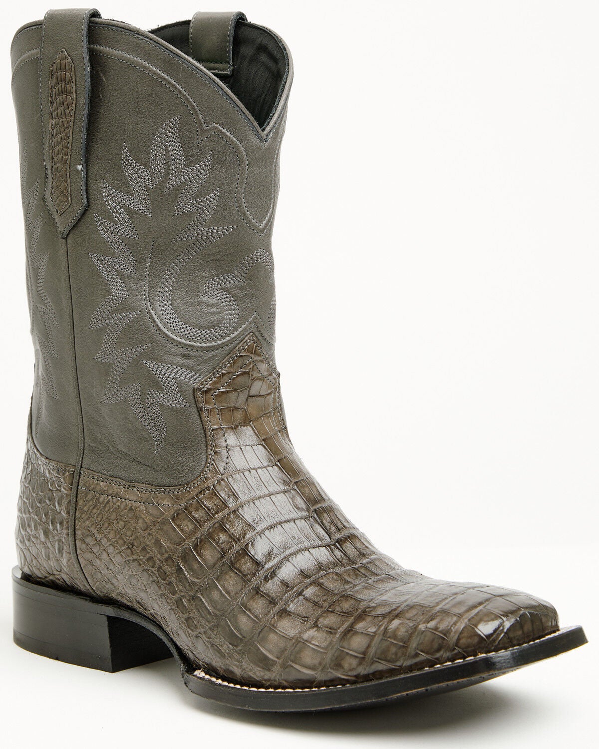 Cody James Black 1978&reg; Men's The Hayward Exotic Caiman Belly Western Boots - Broad Square Toe, Grey, hi-res