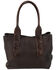 STS Ranchwear By Carroll Women's Westward Floral Tooled Tote Bag, Brown, hi-res