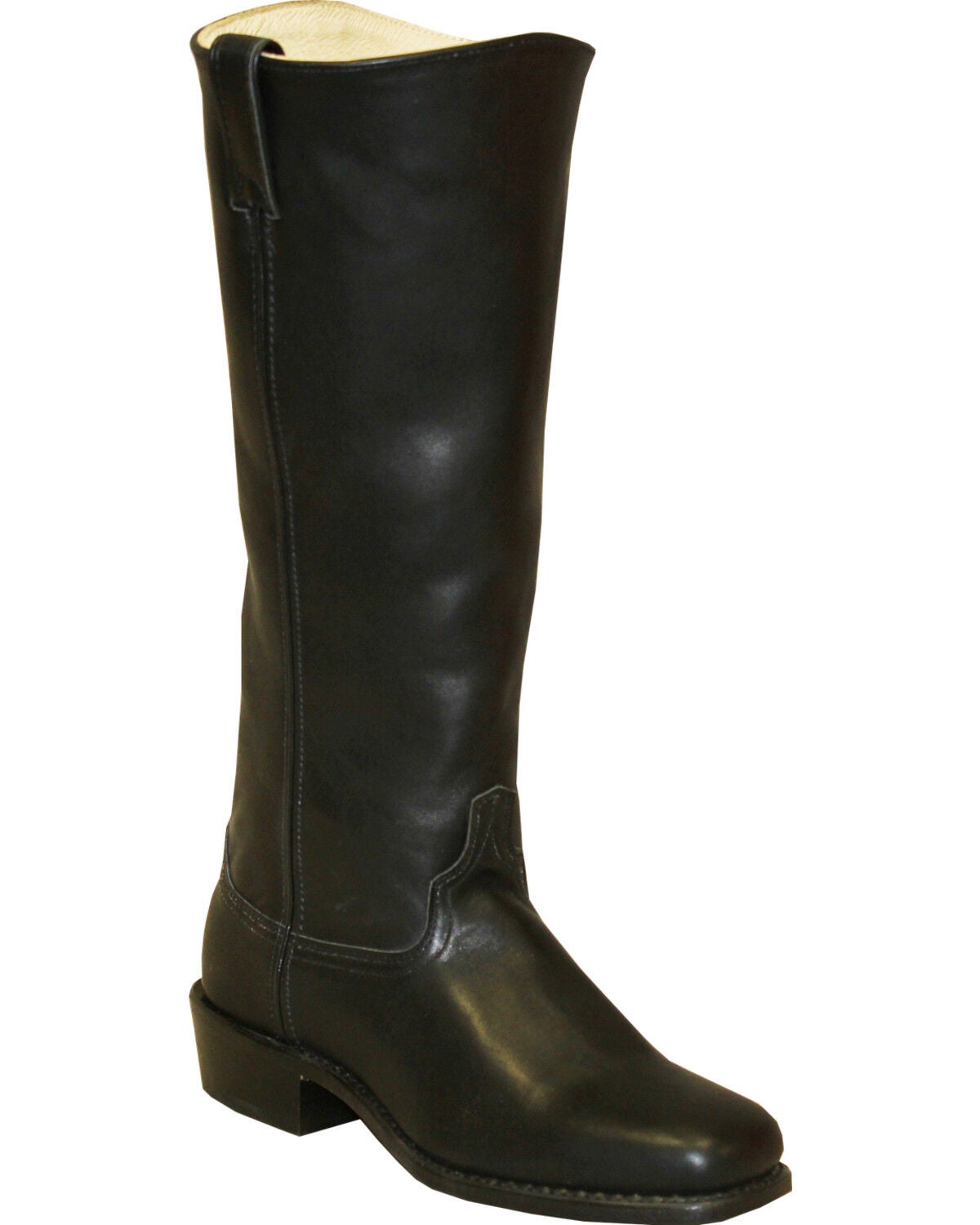 Abilene Men's Cowhide Shooter Boots - Square Toe, Black, hi-res