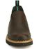 Georgia Boot Men's Georgia Giant Romeo Slip-On Work Shoes - Round Toe, Dark Brown, hi-res