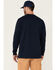 Image #4 - Hawx Men's Solid Forge Long Sleeve Work Pocket T-Shirt, Navy, hi-res