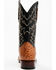 Cody James Men's Full Quill Coganc Ostrich Exotic Western Boots - Broad Square Toe , Black, hi-res