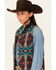 Image #2 - Outback Trading Co Women's Southwestern Print Stockard Vest , Burgundy, hi-res