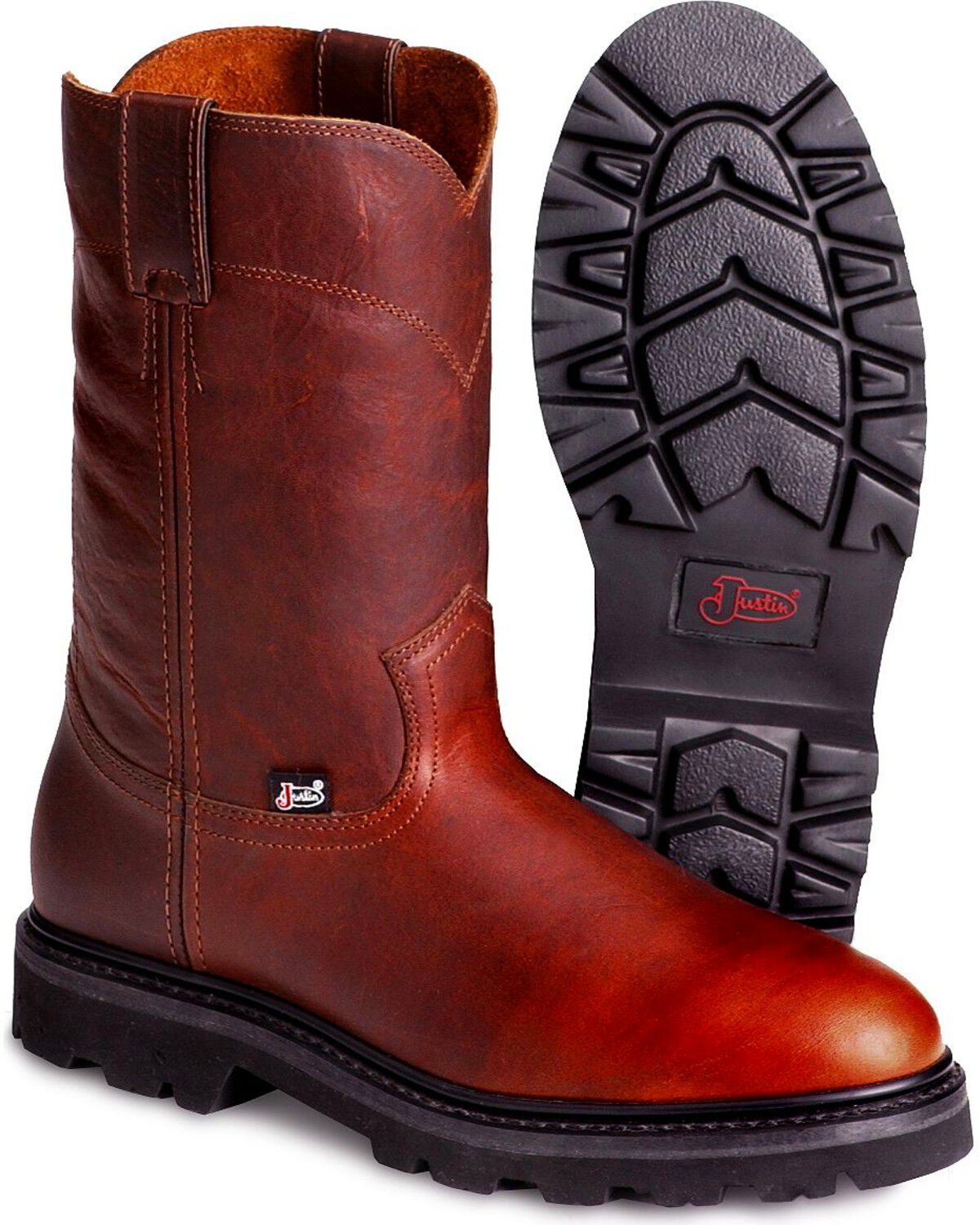 justin screwdriver work boots