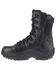 Reebok Men's 8" Lace-Up Black Side-Zip Work Boots - Composite Toe, Black, hi-res