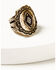 Image #1 - Shyanne Women's Summer Moon Antique Gold Statement Ring, Gold, hi-res