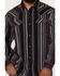 Image #3 - Moonshine Spirit&reg;&nbsp;Men's Reverend Stripe Print Long Sleeve Snap Flannel Shirt, Black, hi-res