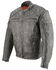 Image #1 - Milwaukee Leather Men's Distressed 2-in-1 Concealed Carry Leather Jacket - 3X, Brown, hi-res