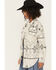 Image #2 - Fornia Women's Southwestern Print Fleece Snap Shacket, Multi, hi-res
