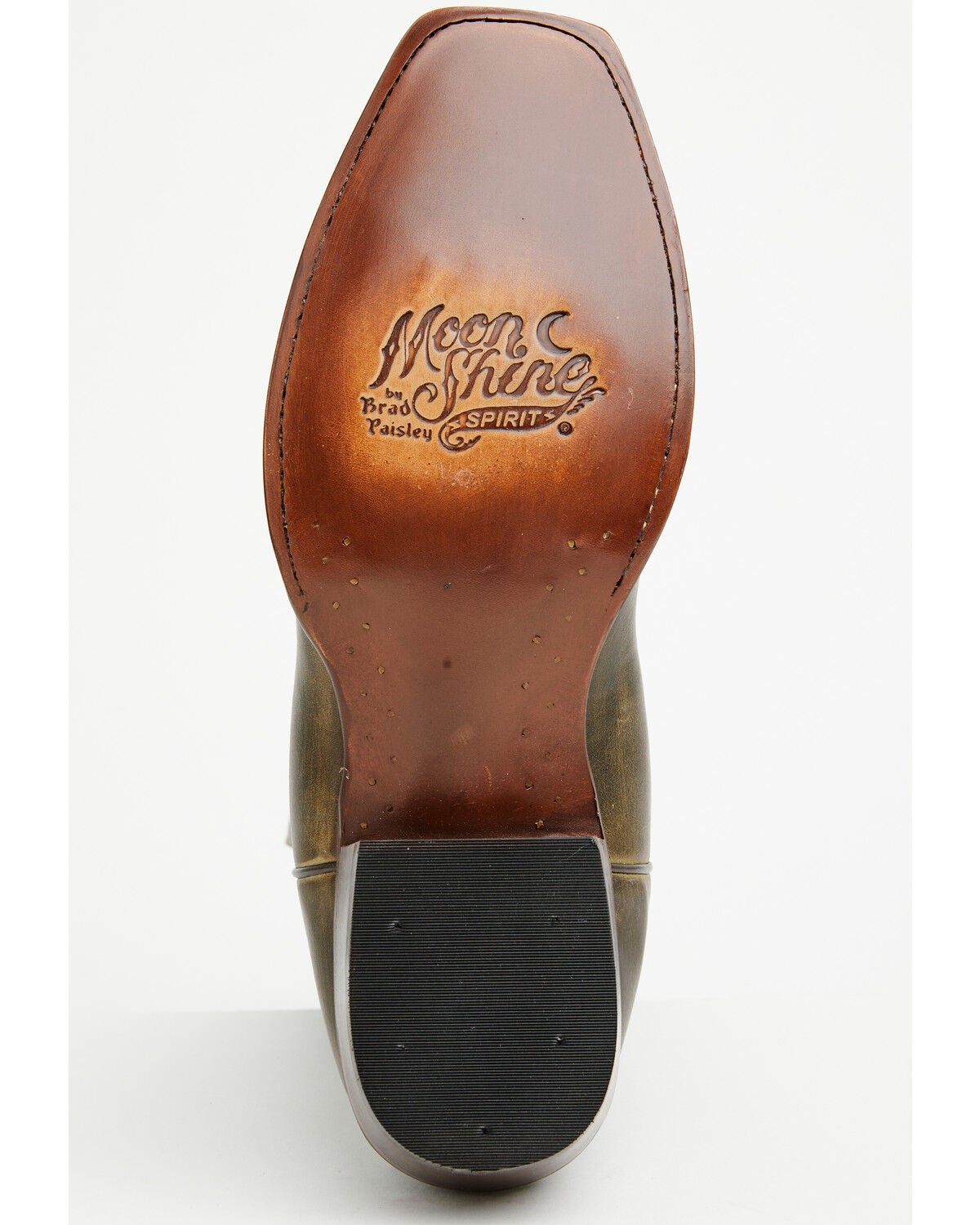 Image #7 - Moonshine Spirit&reg; Men's Redford Western Boots - Square Toe, Olive, hi-res