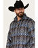 Ariat Men's Wesley Southwestern Print Pullover , Brown, hi-res