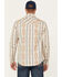 Image #4 - Cody James Men's FR Sedona Southwestern Striped Long Sleeve Pearl Snap Western Work Shirt, Khaki, hi-res