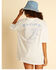 Image #2 - Billabong x Wrangler Women's Summer Tour Graphic Boyfriend Pocket Tee, Ivory, hi-res