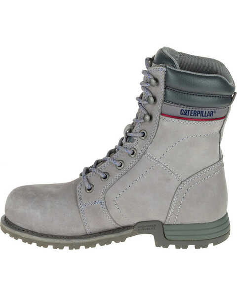 Caterpillar Women's Echo Waterproof Work Boots - Steel Toe, Grey, hi-res