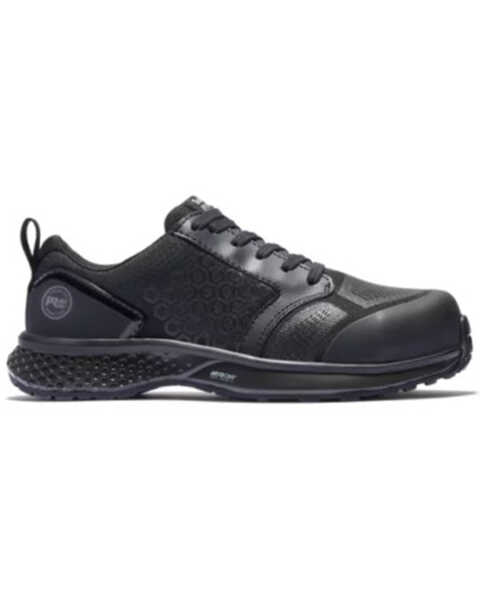 Image #2 - Timberland Women's Reaxion Waterproof Work Shoes - Composite Toe, Black, hi-res