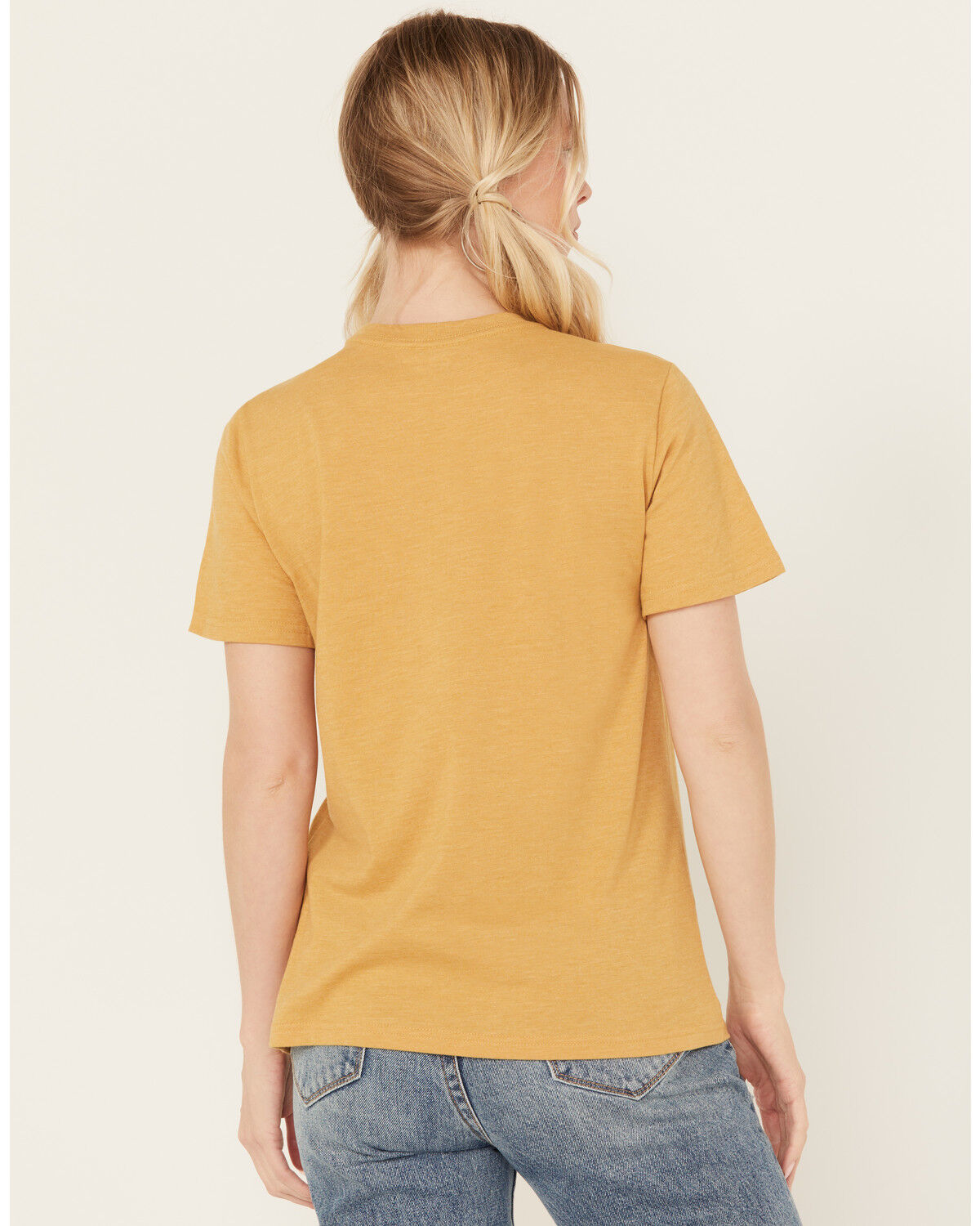 Image #4 - Wrangler Retro Women's American Legend Short Sleeve Graphic Tee, Mustard, hi-res